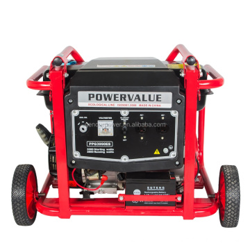 Generador 2014 Generador de 3.5 kW Motor eléctrico 3.5kW 3.5kW Gasoline Generator para exportación (ZH4500-1HD)